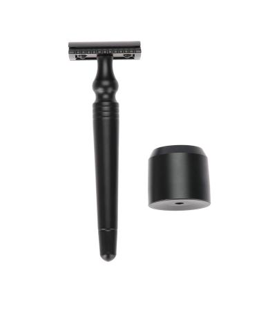 Revolutions Longs Handle Double Edge Safety Razors - Safety Beard Shaping Razors Double Edge Blade Manual Mustache Shaving Tool Set