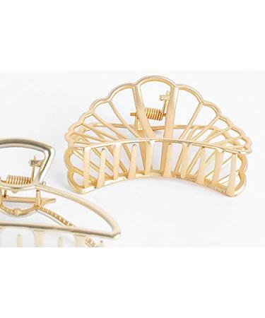 YooWoo Metal Hair Claw Clips 3 Pcs - Large Hair Catch Barrette for Thick Hair - Buy Online on GoSupps.com