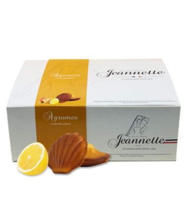 Biscuiterie Jeannette Jeannette Citrus Madeleines - Hesp rides - Box of 10 madeleines - 250g
