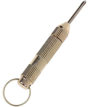 Buy 1Pc Gold 4-in-1 Mini Portable Screwdriver & Ear Care Keychain Kit - Earwax Removal Tools for Health & Household - Buy Online on GoSupps.com