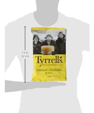 Tyrrell's Chips Cheddar Refined/Chives 150g - Buy Online on GoSupps.com