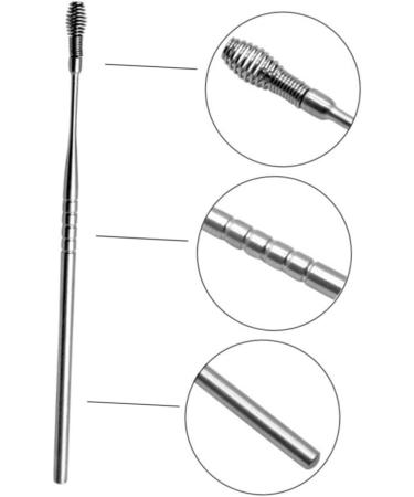 Spring Ear Spoon Set - Stainless Steel Ear Wax Scraper & Cleaner Tool for Earwax Removal by Healvian (5pcs) - Buy Online on GoSupps.com