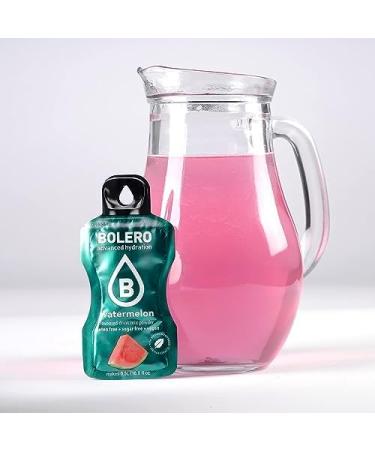 Bolero WATERMELON 24x3g | Sugar Free Juice Powder Sweetened with Stevia + Vitamin C | for Kids & Sports | Gluten Free Vegan - Buy Online on GoSupps.com