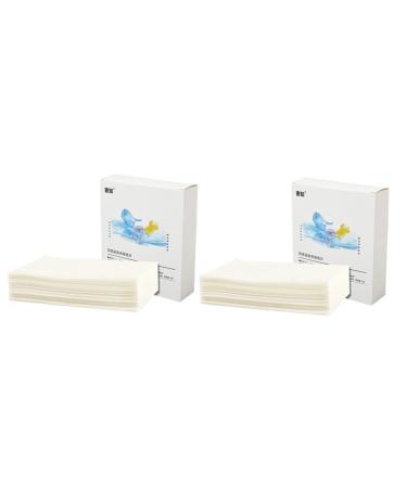 SEWOART 2 Boxes Absorbing Film Color Absorption Paper Laundry Dyeing Cloth Washing Supplies Colour Grabber Washing Paper for Clothes White Washed Non-woven Fabric Catcher