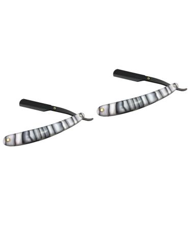 Frcolor 2st men razor m quinas de afeitar para hombres men's razor razor for men portable razor razor razor razor from metal handwritten manual