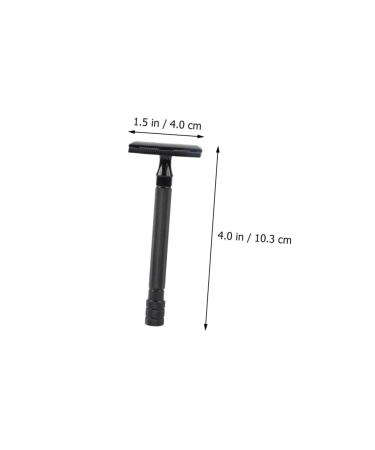 3 Sets Manual Shaver - Double Edge Beard & Hair Razor | Premium Metal Face Razor for Smooth Shaving - Buy Online on GoSupps.com