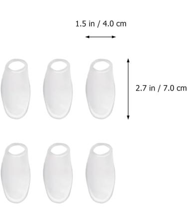 Mobestech 6 Pairs Silicone Toe Separator & Bunion Protector - Hallux Straighteners & Big Toe Spacers for Foot Comfort - Buy Online on GoSupps.com