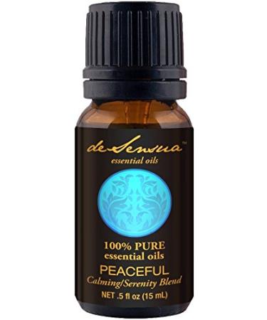Peaceful Oil - Calming/Serenity Blend 100% Pure Essential Oils - Tangerine Ylang Ylang Bergamot Orange Blue Tansy Lemon and Patchouli (15 mL)