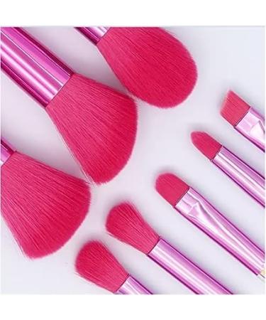 8-Piece Pink Makeup Brush Kit - Confetti Sparkle Eye Shadow Lip Blush & Foundation Brushes for Girls - Buy Online on GoSupps.com