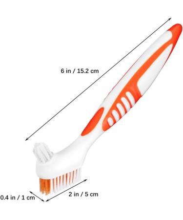 Ounona 8-Piece Double-Sided Toothbrush Set | Ergonomic Prosthesis Cleaning Brushes for false teeth | Portable Dental Care - Buy Online on GoSupps.com