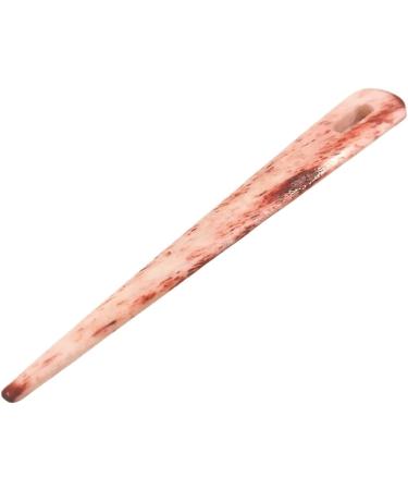 Odin Handmade Nalbinding Bone Knitting Needles - Large Eyed, Multipurpose Craft Tool for Rug Making & Weaving (Small Red) - Buy Online on GoSupps.com