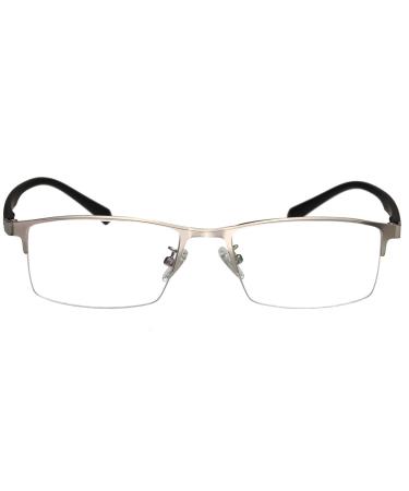 Bafafa Photochrome Reading glasses UV protection 2-in-1 lenses reading glasses UV400 sunglasses glare-free unisex enlargement (color: Silver Size: +1.75) +1.75 Silver