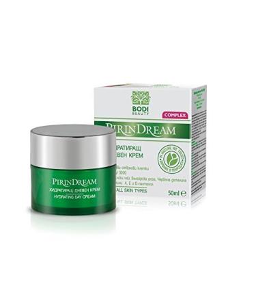 Super Hydrating Anti-Wrinkle Day Cream with PhytoCellTecTM Apple Stem Cells Matrixyl Mursala Tea Bulgarian Rose & Red Clover Extracts Paraben Free 50ml by Pirin Dream