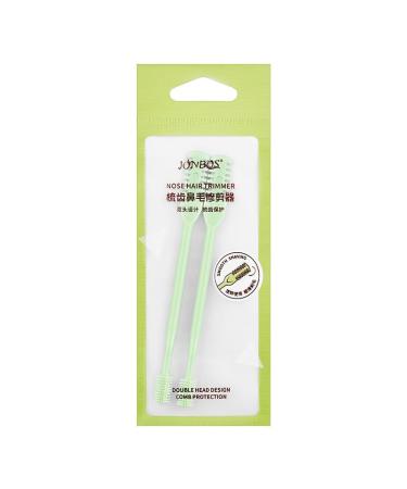 Nose Hair Scissors Manual Nose Hair Trimmer 360 Degree Rotating Clean Dual Sided Head Brush Nose Hair Extractor