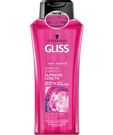 Schwarzkopf Gliss SUPREME LENGTH Shampoo 250ml for Long Hair