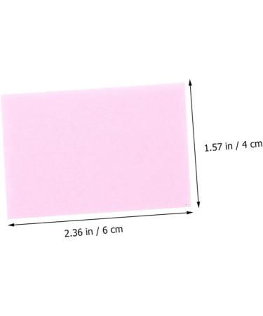 WOFASHPURET 3 Nail Remover Cotton Eyelashes with Glue Clean Pink Nail Towel Natural Cotton Fiber - Buy Online on GoSupps.com