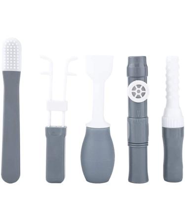 5pcs/Set Oral Lips Muscle Perceiving Training Massager Brush Facial Exerciser Mouth Trainer