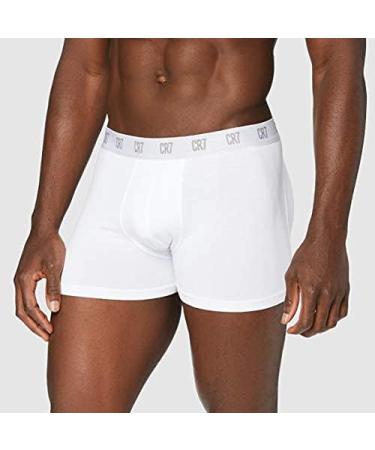CR7 Men's Basics 3 Pack Organic Cotton Blend Trunks - Comfortable and Sustainable Underwear - Buy Online on GoSupps.com