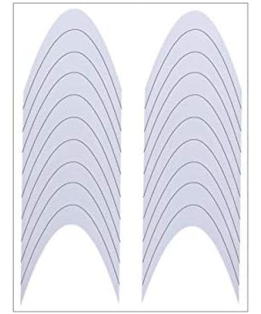French Manicure Stencil U-Shape - Perfect Smile Line Guides - Pack of 30 | International Shipping Available - Buy Online on GoSupps.com
