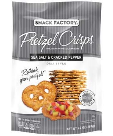 Snack Factory Deli Style Pretzel Cracker Crisps Variety Pack - 8 Flavors, 7.2 oz Bags (Pack of 8) - Buy Online on GoSupps.com