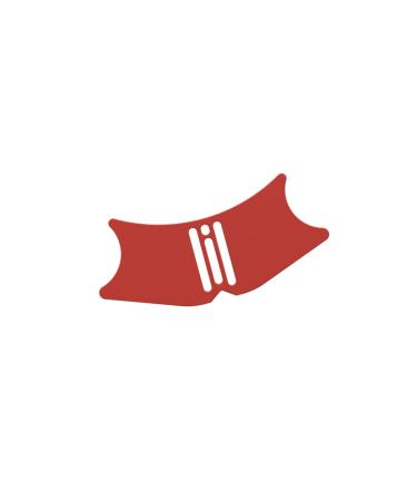 Eyebrow Shaping Stencil Silicone Contour Template Nose Contour Stencil Accessories for Woman Comfortable Flexible Multipurpose Makeup Tool Red