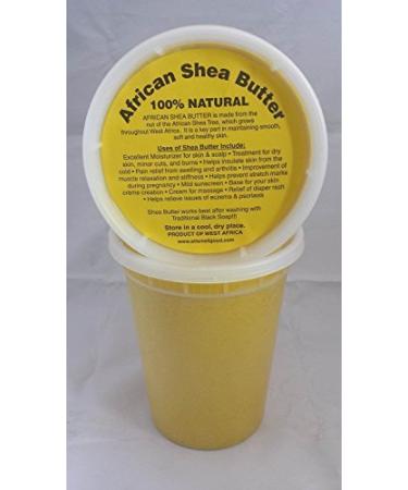 Smellgood African Shea Butter, 32 oz. 2 Pound (Pack of 1) Yellow