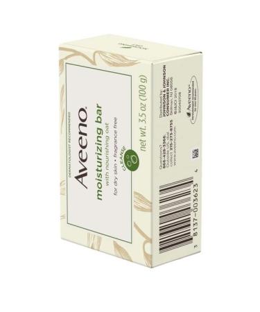 Aveeno Gentle Moisturizing Bar Facial Cleanser for Dry Skin - 3.5 oz (Pack of 2) - Buy Online on GoSupps.com