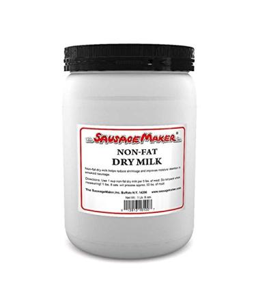 Non-Fat Dry Milk Powder, GRADE 'A', High-Heat Pasteurized, Non-GMO, Gluten-FREE, Made in USA, Net Wt. 1 Lb. 8 oz.