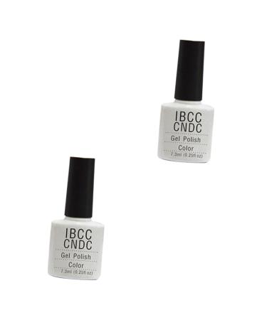 FOMIYES 2pcs Nail Gel Polish Nail Polish Soak off Gel Polish Nail Art Gel Polish Uv Glue mediumx2pcs As Shownx2pcs