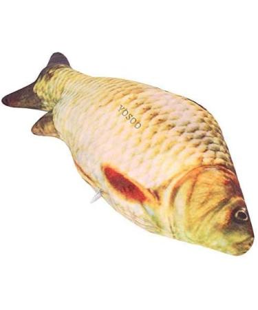 Yosoo Cat Toy Fish with Catnip | Plush Cotton Chew Toy | 40cm (15.7in) | International Shipping - Buy Online on GoSupps.com