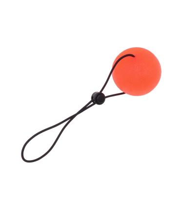 Solustrie finger handle Ball Exercises Squeeze ball wrist exercise ball toys fitness devices handle strengths ball power balls train desk cord ventilation ball power ball 5.3cm orange