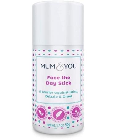 Mum & You Baby Face the Day Stick with Sunflower & Coconut Oils Beeswax & Shea Butter for Natural Skincare. Protect your Baby's Face from Irritants and Soothe Eczema & Irritated Skin. 50 g (Pack of 1)