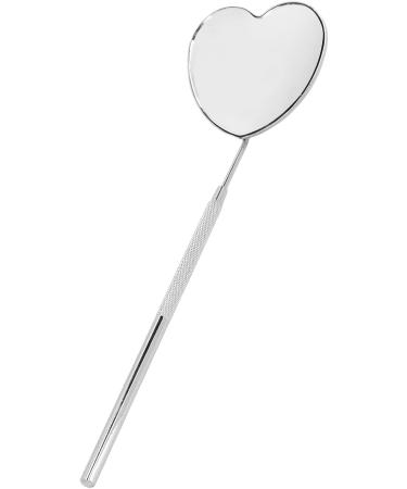 Heart Shaped Lash Mirror - Professional Portable Stainless Steel Eyelash Mirror for Lash Extensions - International Shipping - Buy Online on GoSupps.com