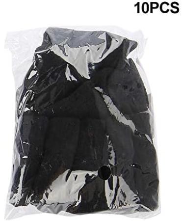 10pcs Stretchy Finger Protector Sleeves for Arthritis & Sports | Basketball Football Badminton Baseball - Black - Buy Online on GoSupps.com