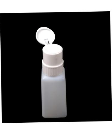 Push Down Bottle Plastic Nail Polish Remover Pump Dispenser Lockable Push Down Bottle 2Pcs - Buy Online on GoSupps.com