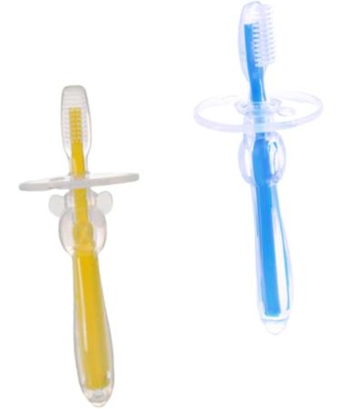 Healvian 4-Piece Silicone Baby Toothbrush Set | Children's Toys & Accessories for Milk Teeth Cleaning - Buy Online on GoSupps.com