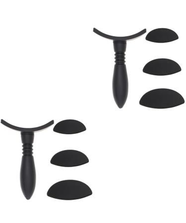 Baluue 2 Sets Eye Shadow Stamp Eyeshadow Makeup Supply Eye Shadow Makeup Tool Makeup Accessories