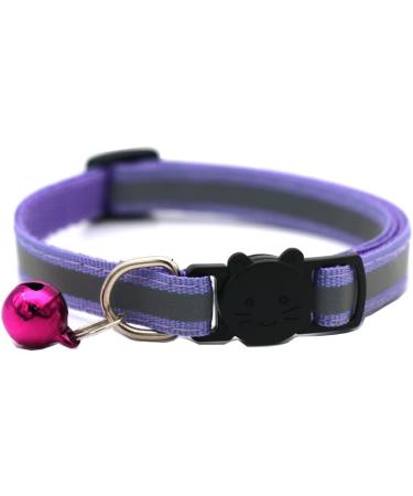 Hepplly 2-Pack Reflective Cat Collars with Bell - Quick Release Kitten Collars (Purple) | Shop Internationally - Buy Online on GoSupps.com