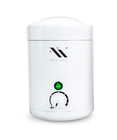 Nova Mini Wax Pot Warmer for Hair Removal - Hard Wax Capacity 4oz - Face and Body (120volt US Plug)
