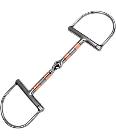 FR FIGHTER Copper Roller Snaffle D Bit Mouth 5 - Horse Bit for Optimal Performance - Buy Online on GoSupps.com