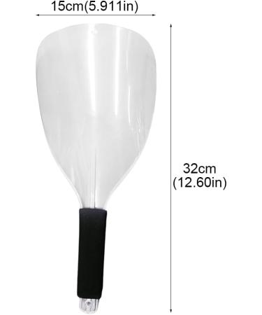 3PCS Barber Salon Face Shield Clear Plastic Hairdressing Haircut Face Mask Reusable Hairspray Shield Hairspray Face Shield with Sponge Handle for Hairdressing Makeup(Transparent size:12.60 x 5.91inch) - Buy Online on GoSupps.com