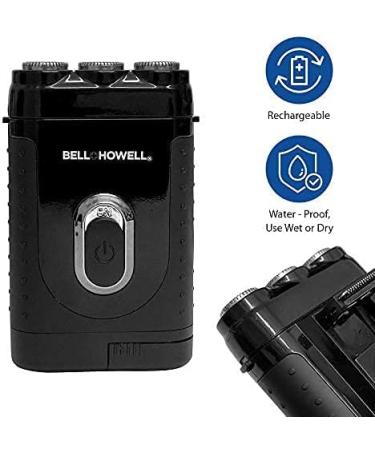 Buy Tacshaver by Bell+Howell - Moustache & Beard Rotary Shaver with Pop-up Trimmer (Set of 2) - Rechargeable & Seen On TV - International Shipping Available - Buy Online on GoSupps.com