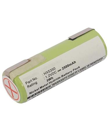 Synergy Digital Toothbrush Battery Compatible with Braun Professional Care 9500 Toothbrush (Ni-MH 1.2V 2500mAh) Ultra High Capacity Replacement for Braun 233.8008860 Battery