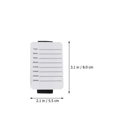FRCOLOR 12 Pcs Acrylic Eyelash Holder - Portable Eyelash Extension Tray & Grafting Pallet (8x5.5cm) - Ideal for Professionals - International Shipping Available - Buy Online on GoSupps.com