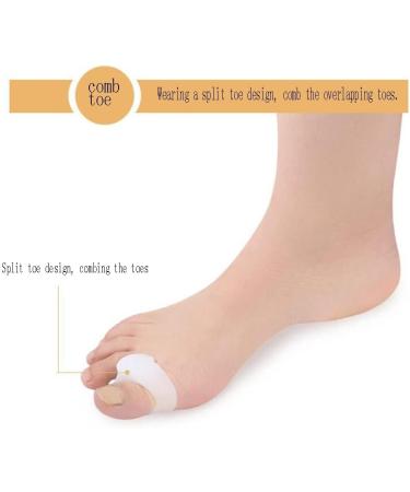 DEAVER Silicone Toe Separator Spacers - Pain Relief for Hammer Toe, Bunion, Plantar Fasciitis - Small Size - Buy Online on GoSupps.com