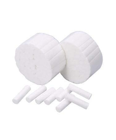 Willwa 200pcs / 4bags dental Watterollolle Surgical Watterollollen Bottonwool Highly suckable dentist material tooth whitening 1 piece (1 Pack) White
