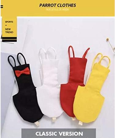 KUSO Parrot Reusable Diaper for Birds - Budgies Cockatiels Cockatoos African Macaws (Large Black) | Eco-Friendly Bird Care - Buy Online on GoSupps.com