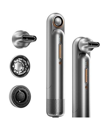 Hair Dryer 1200W Brushless Motor Aromatherapy Negative Ions 3 Magnetic Attachments Quick Dry Ergonomic Design Low Noise Versatile Styling Travel-Friendly