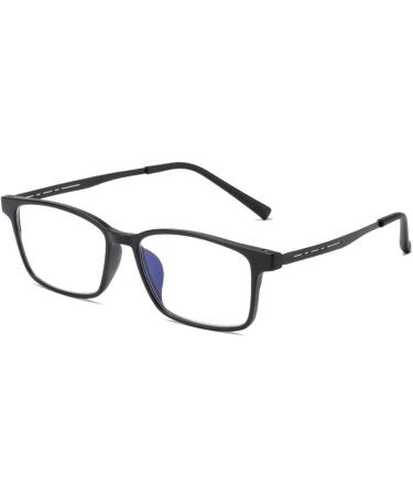 Buy Iynwbjts TR9912 Men's Anti Blue Light Retro Square Reading Glasses - High Definition for Adults - Black Blue Frame - International Shipping - Buy Online on GoSupps.com