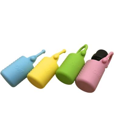 Silicone Roller Bottle 5ml for Essential Oils | Travel Cover & Carrying Bag | Portable Essential Oil Holder with Hanging Rope | Buy Now! - Buy Online on GoSupps.com